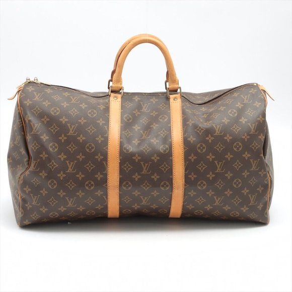 Keepall 55 Monogram Canvas Shoulder Bag - Picture 1 of 12